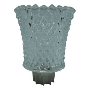 Vintage Candle Holder Clear Glass Votive Cup 2.75"